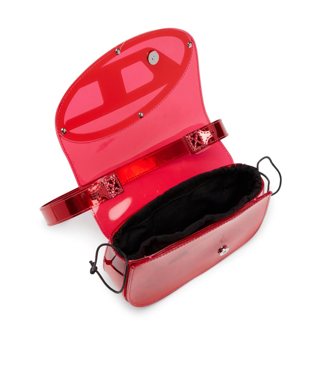 DIESEL Красная сумка через плечо, фото 4