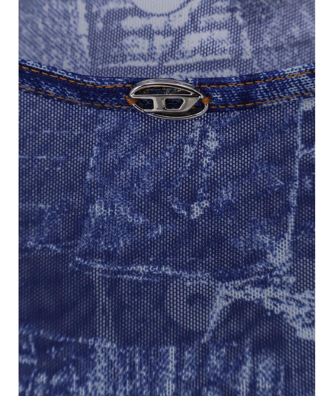 DIESEL Синяя футболка, фото 3