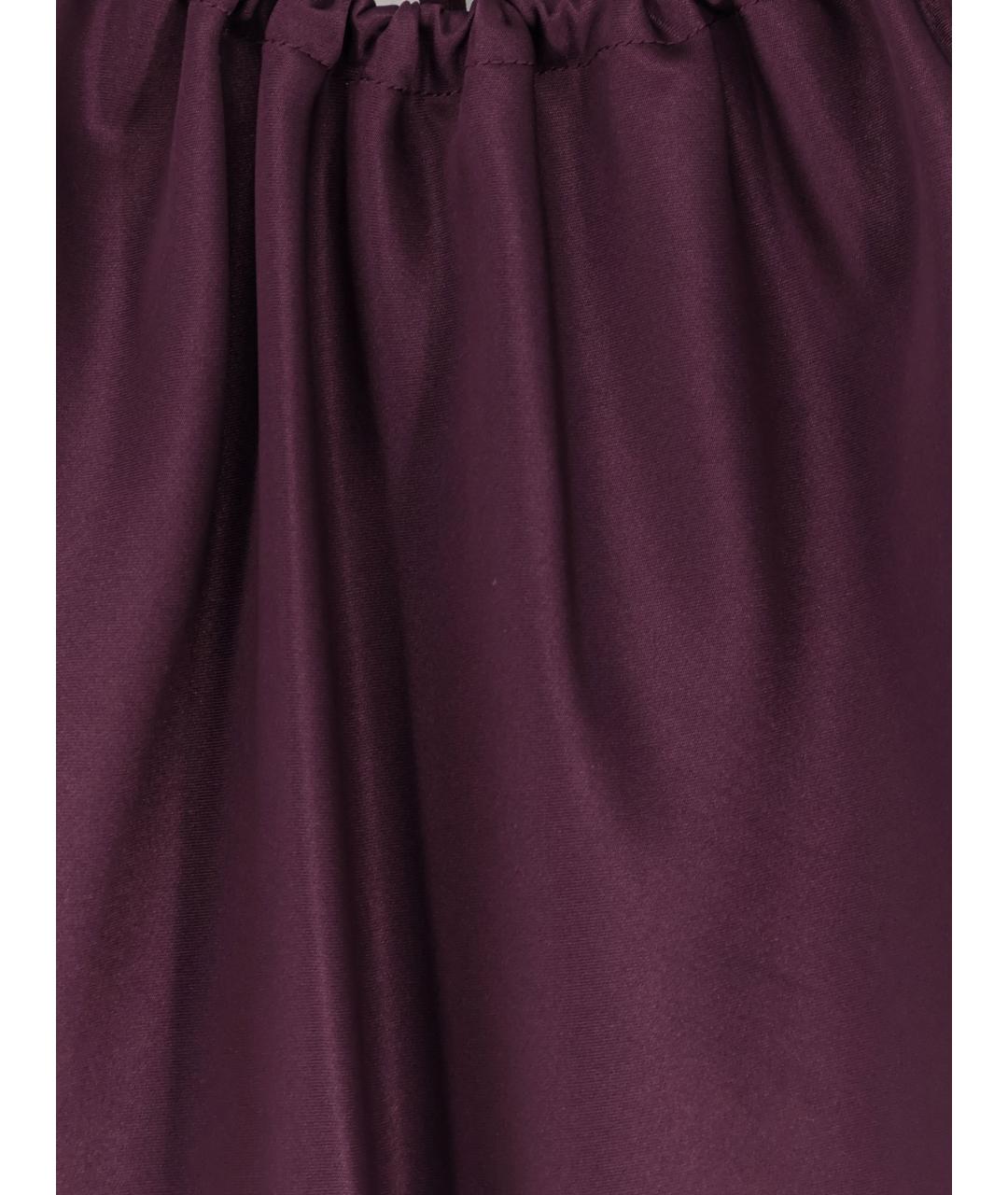 PINKO Бордовая ацетатная майка, фото 3
