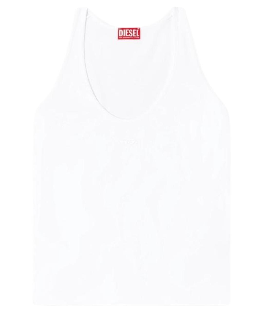 DIESEL Белая хлопковая майка, фото 1
