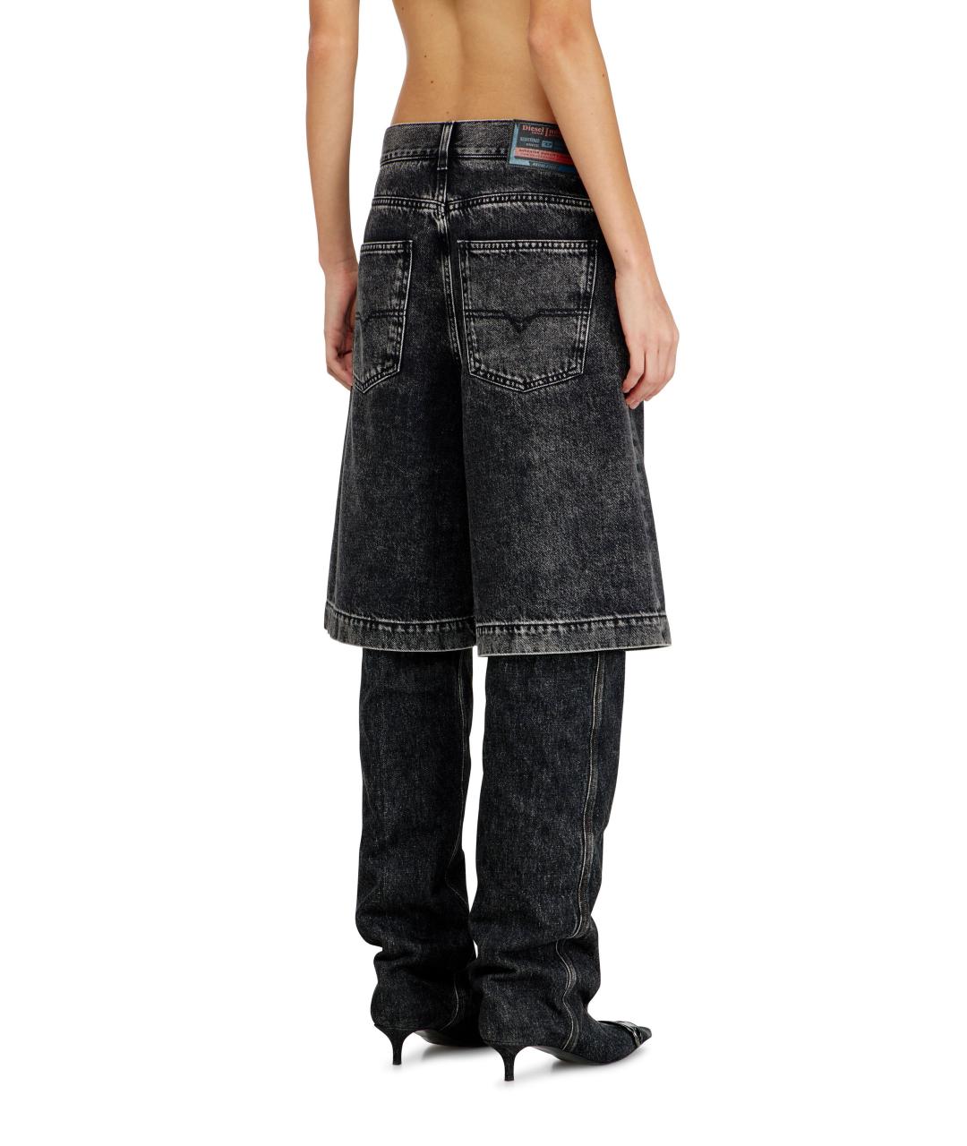 DIESEL Черные хлопковые шорты, фото 3