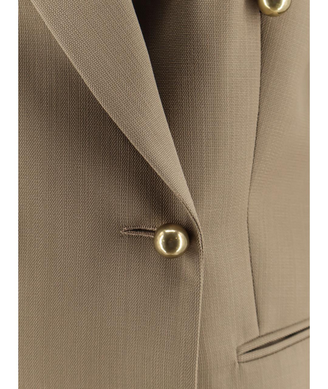 SEAFARER Бежевый шерстяной жакет/пиджак, фото 3
