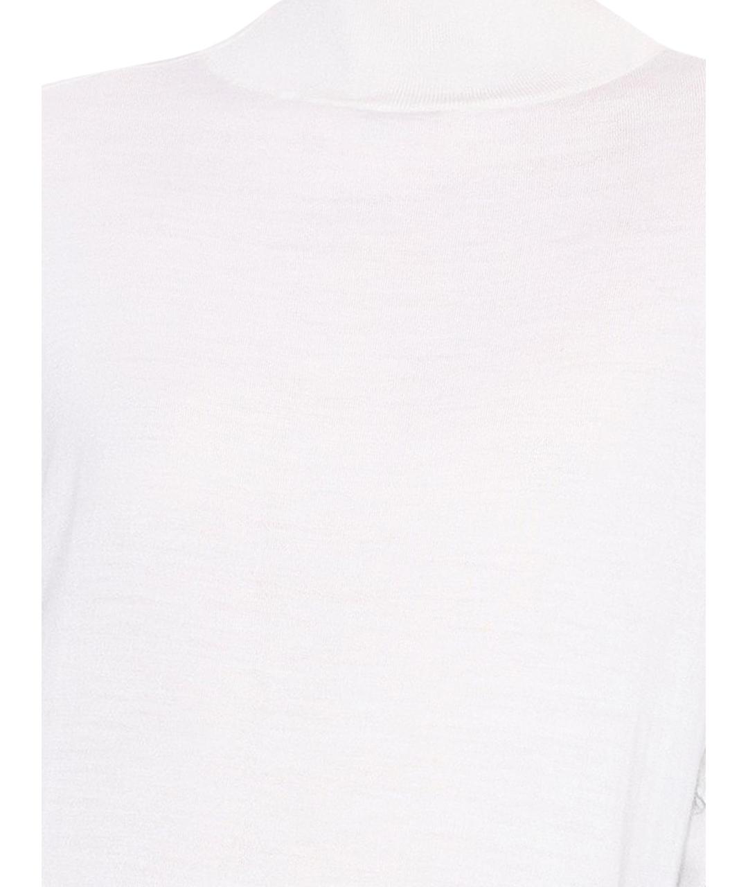 ALAIA Белый шерстяной джемпер / свитер, фото 3