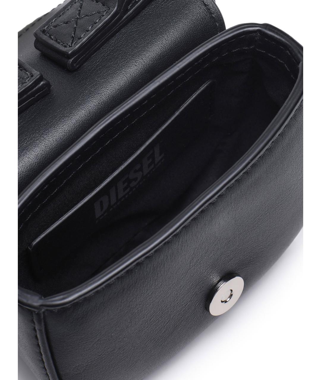 DIESEL Черная сумка с короткими ручками, фото 5