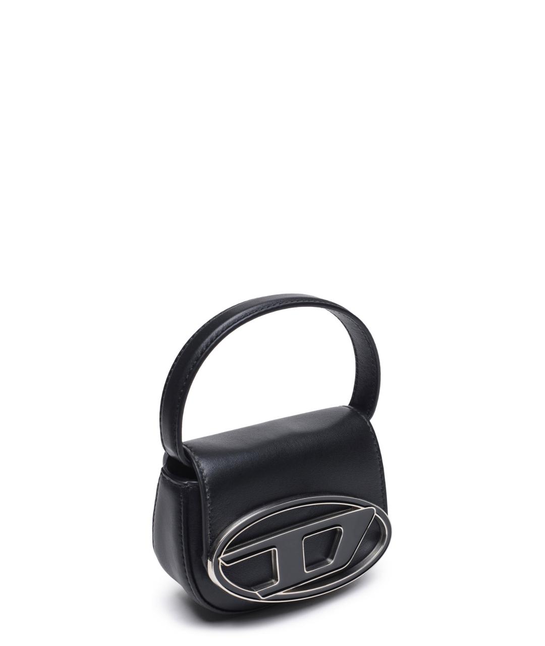 DIESEL Черная сумка с короткими ручками, фото 3