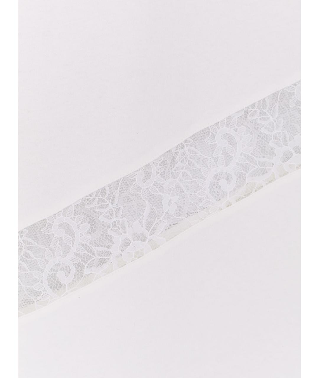 PINKO Белая хлопковая майка, фото 3