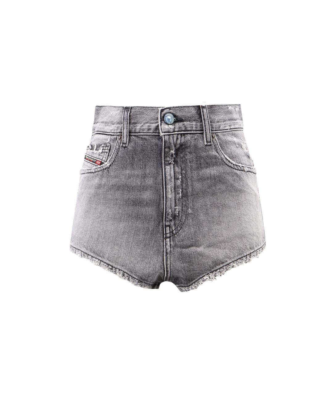 DIESEL Серые хлопковые шорты, фото 1