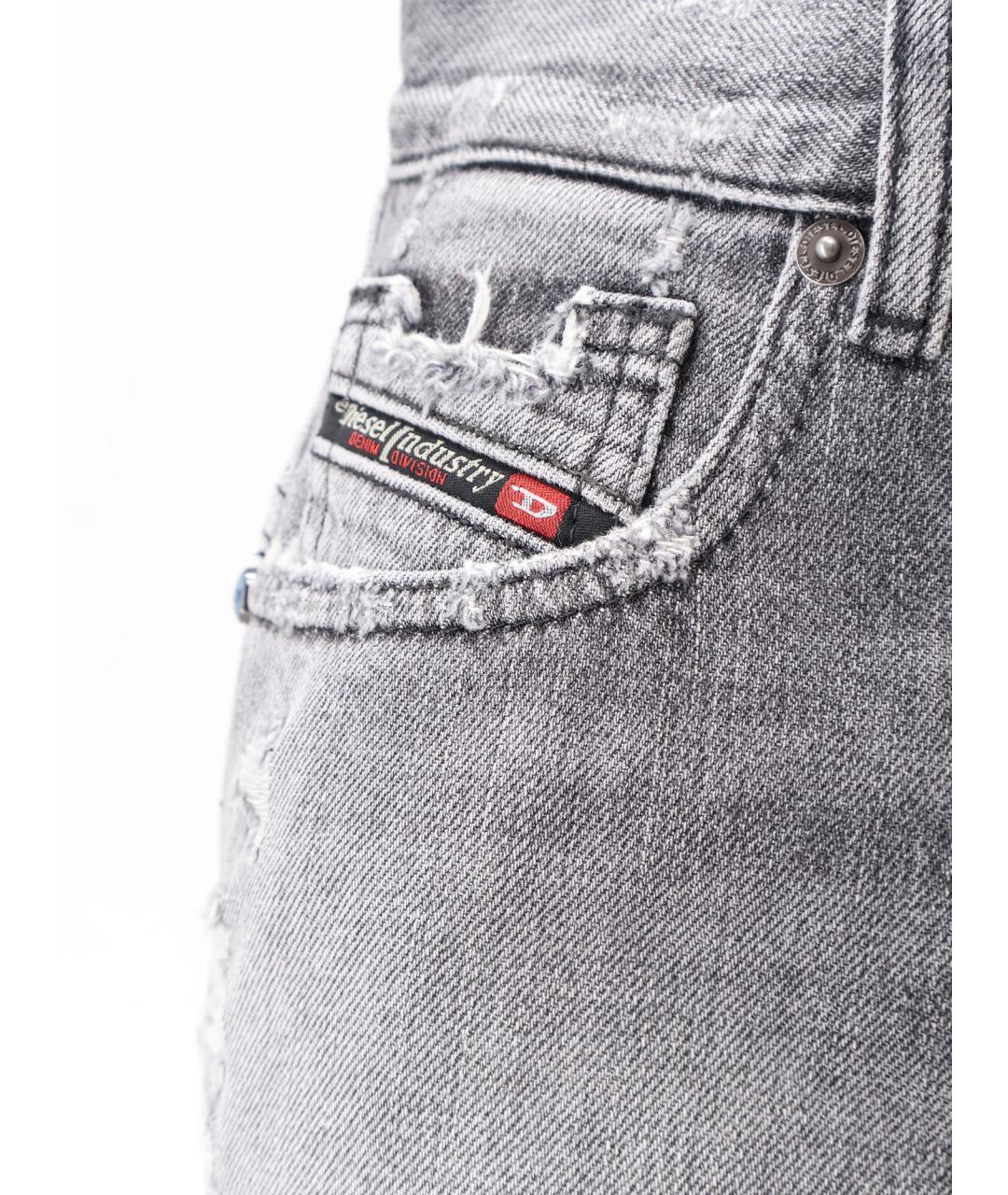 DIESEL Серые хлопковые шорты, фото 3