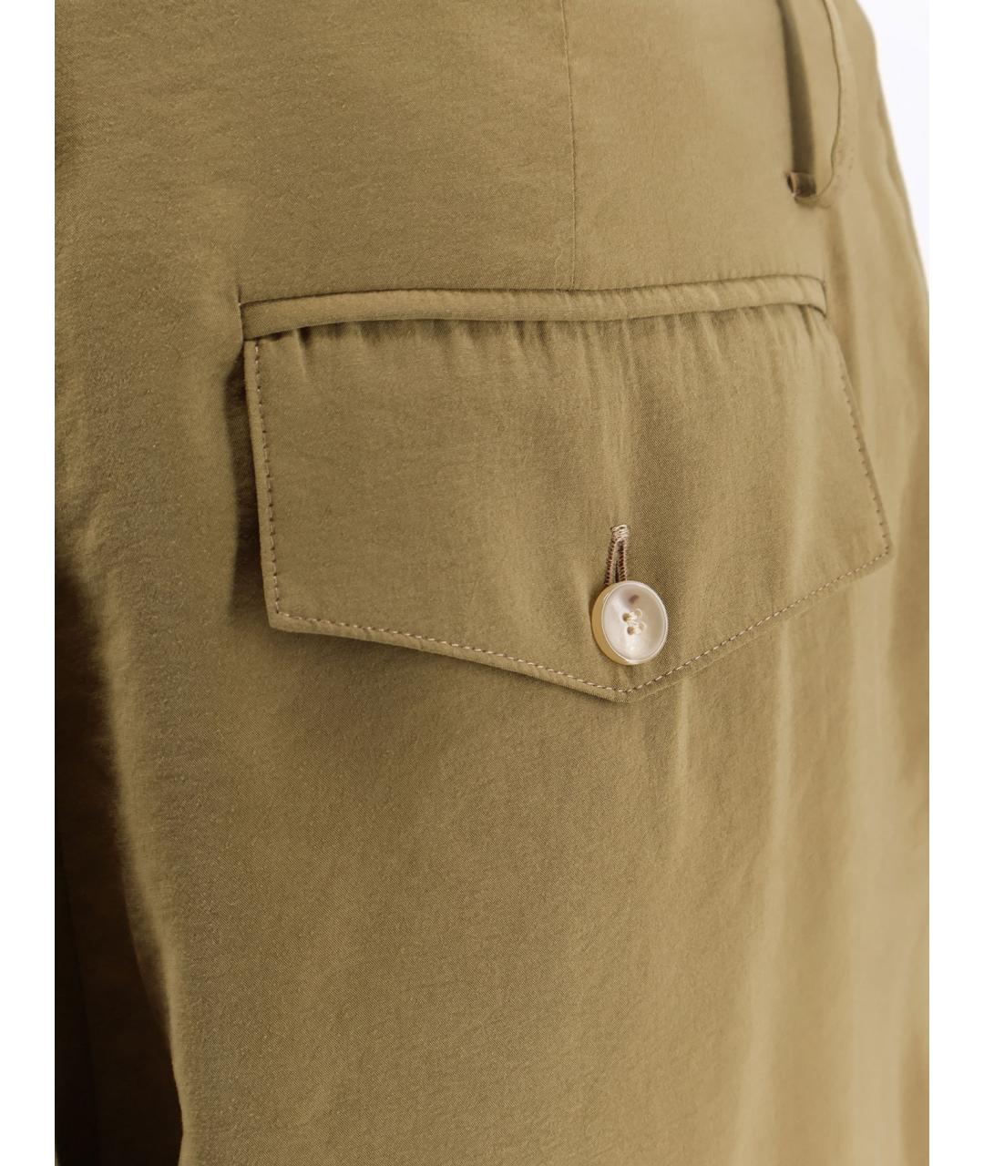 ALYSI Горчичные брюки широкие, фото 3