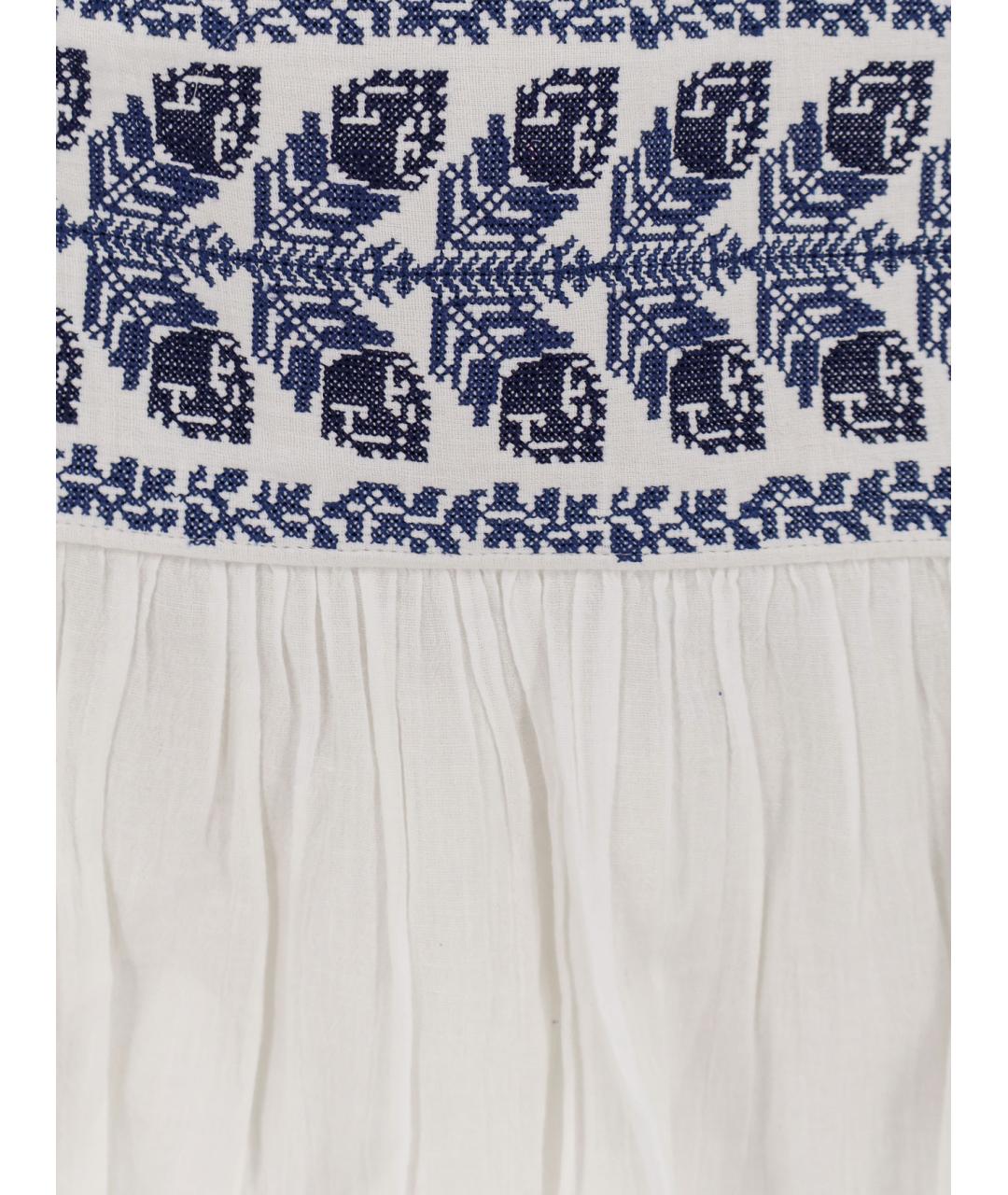 ISABEL MARANT ETOILE Синяя хлопковая юбка миди, фото 3