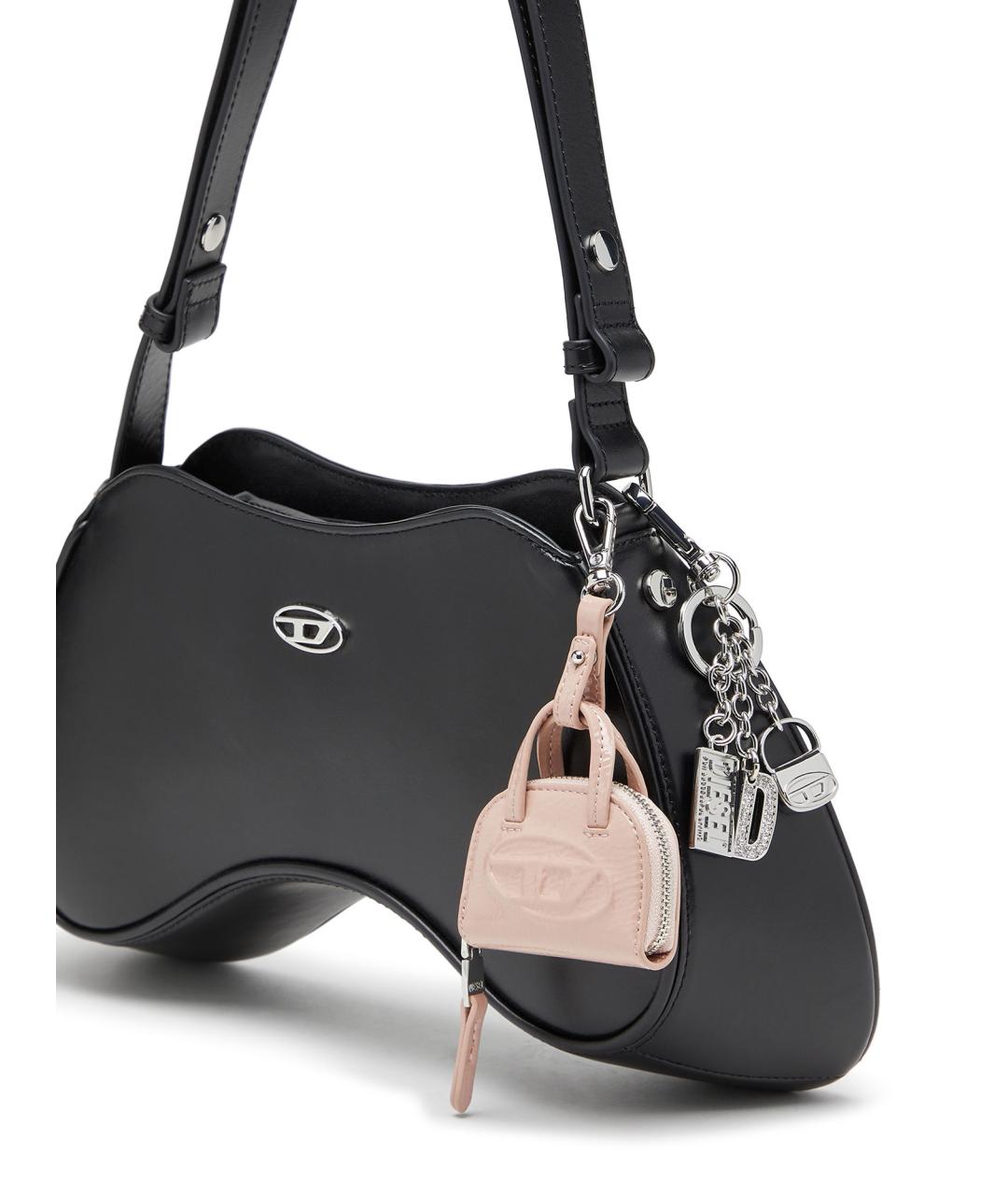 DIESEL Розовый брелок, фото 3