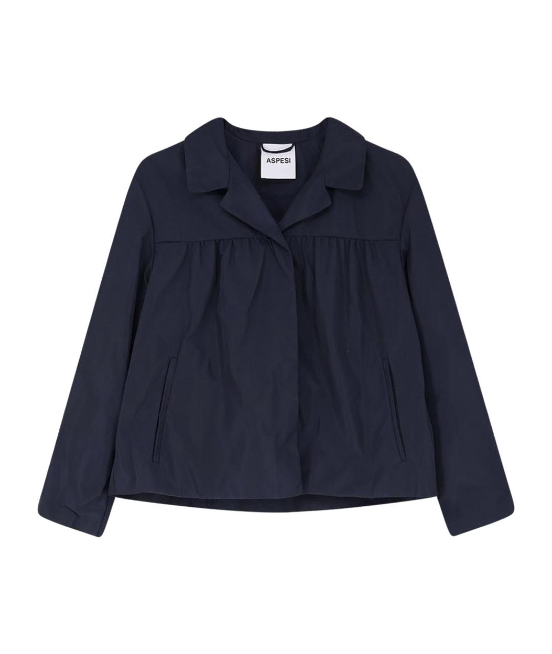 ASPESI Черная полиэстеровая куртка, фото 1