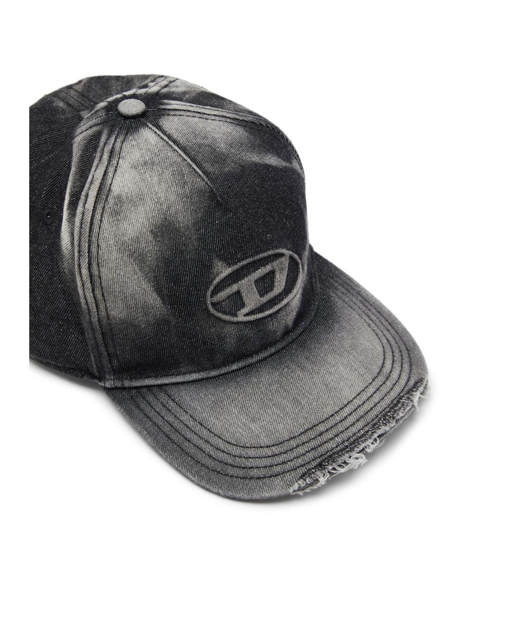 DIESEL Черная хлопковая кепка/бейсболка, фото 3