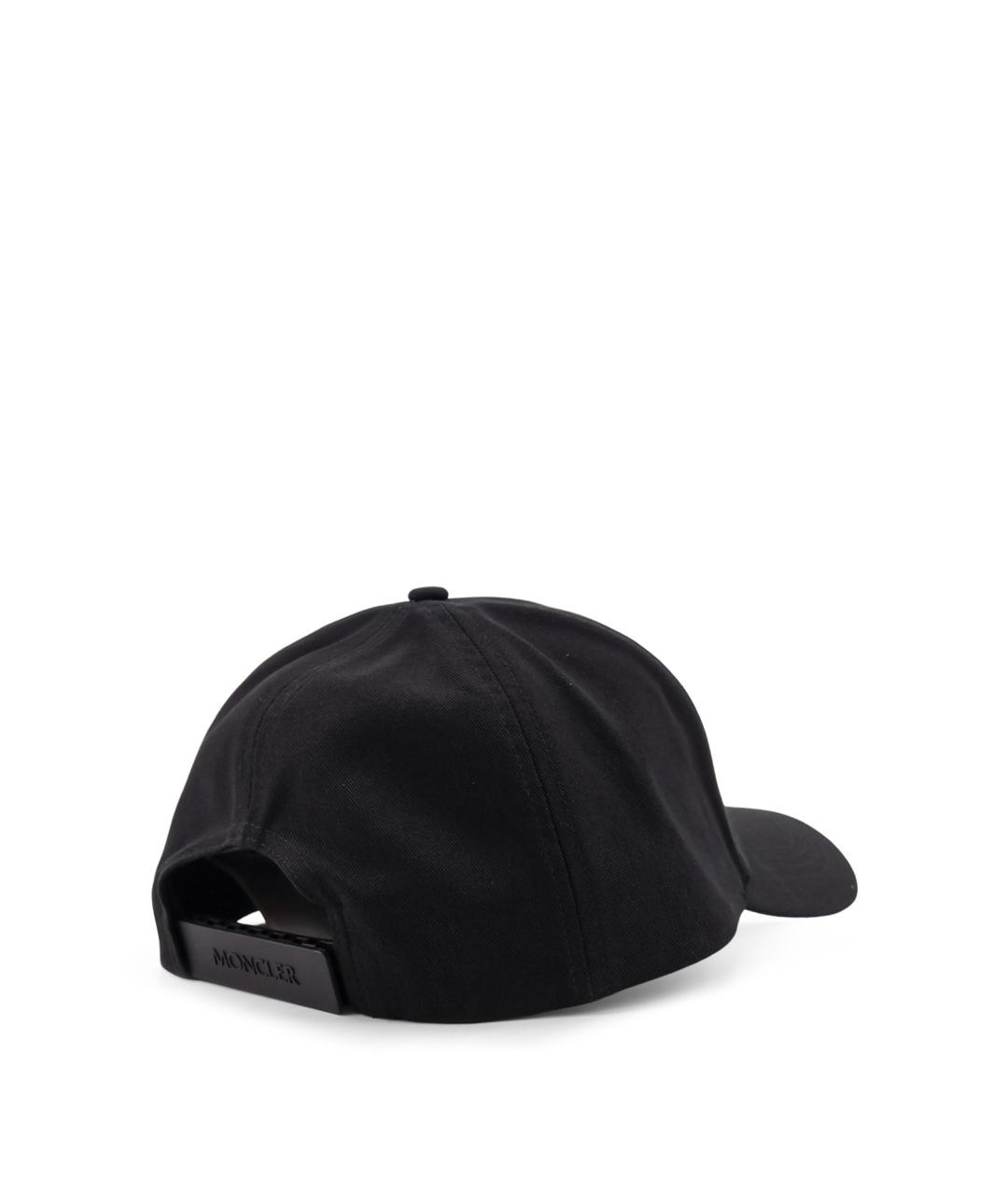 MONCLER Черная хлопковая кепка/бейсболка, фото 3