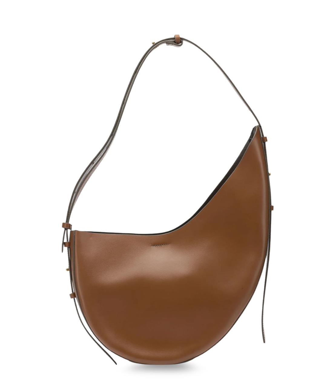 SOEUR Коричневая кожаная сумка через плечо, фото 2