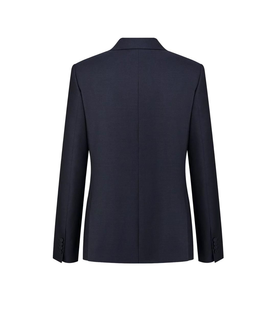 CHRISTIAN DIOR Темно-синий шерстяной пиджак, фото 2