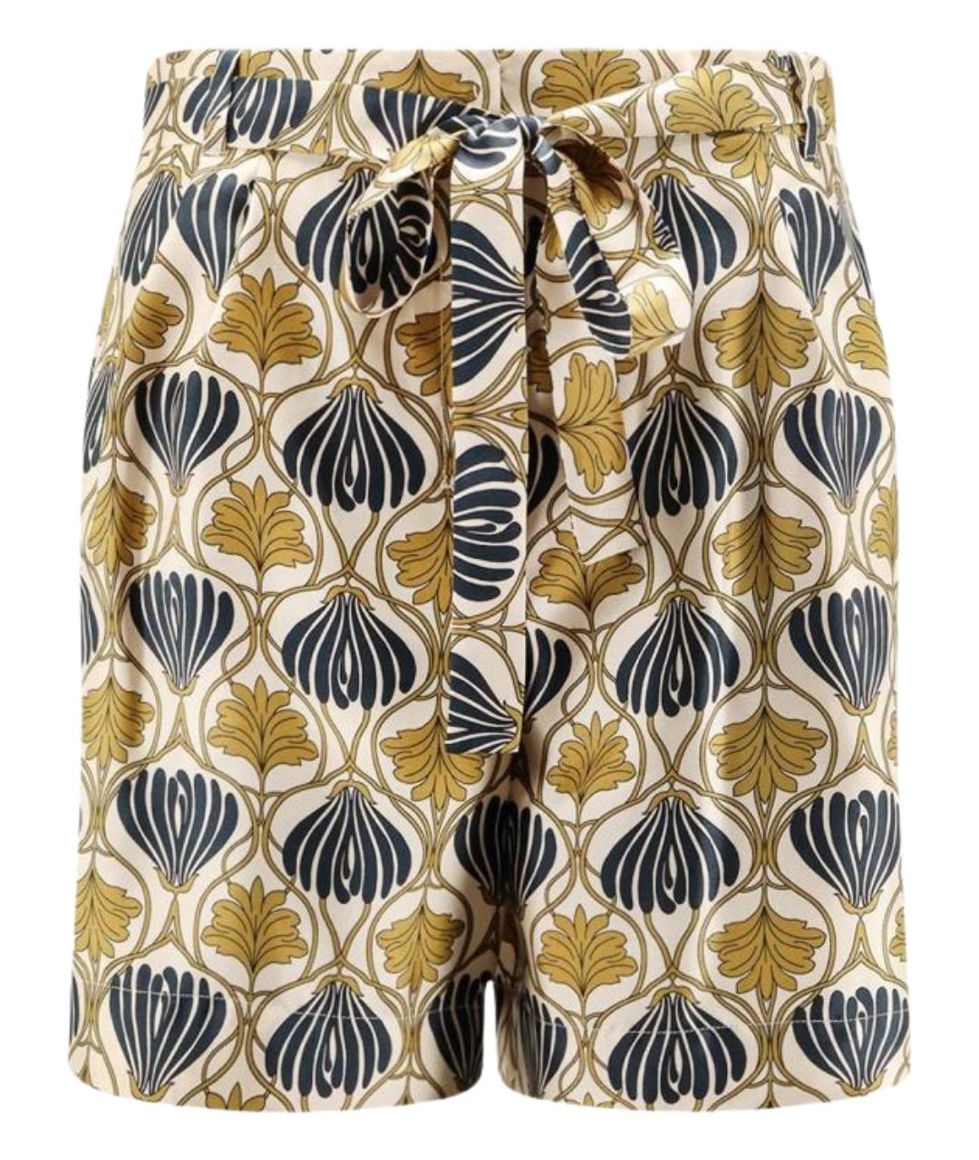 MAX MARA Мульти шелковые шорты, фото 1