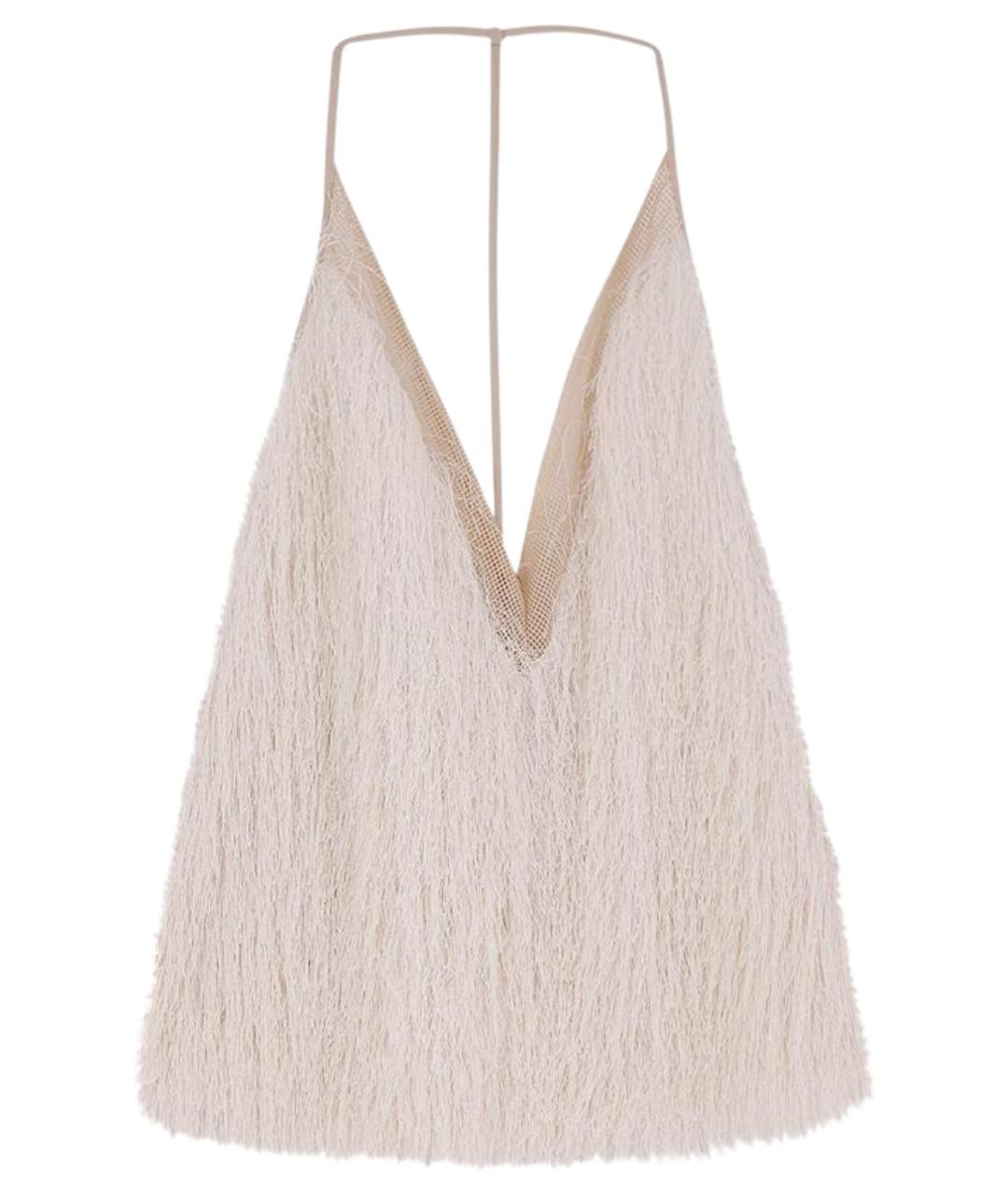 ALYSI Бежевая хлопковая майка, фото 1