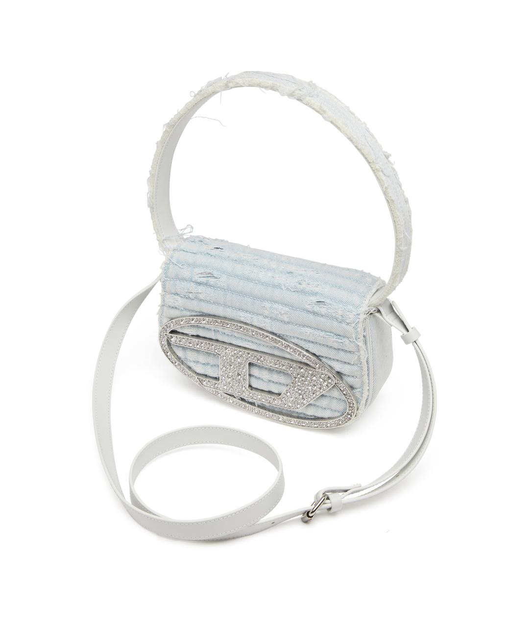 DIESEL Серая сумка с короткими ручками, фото 5