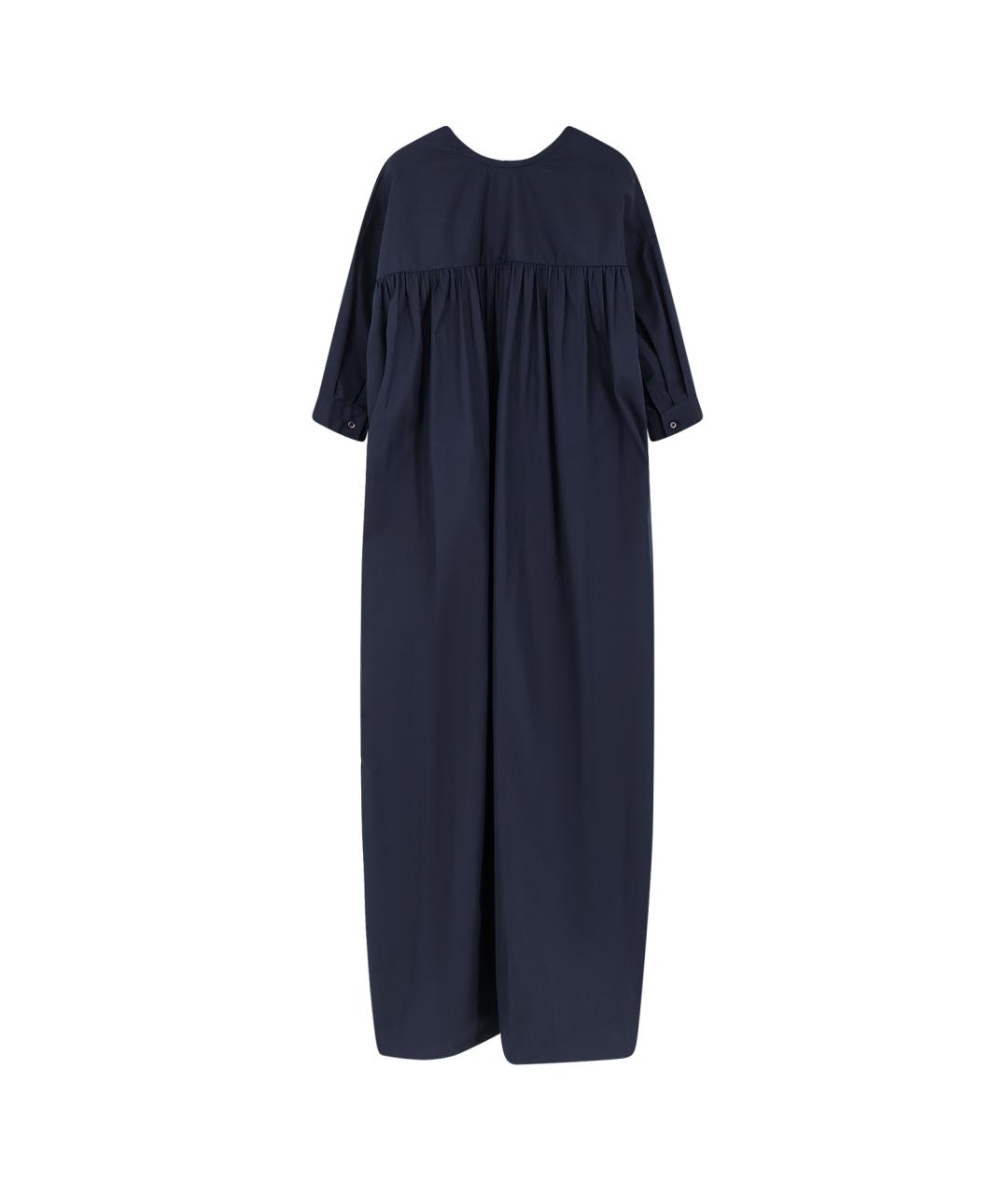 ASPESI Синее хлопковое повседневное платье, фото 2