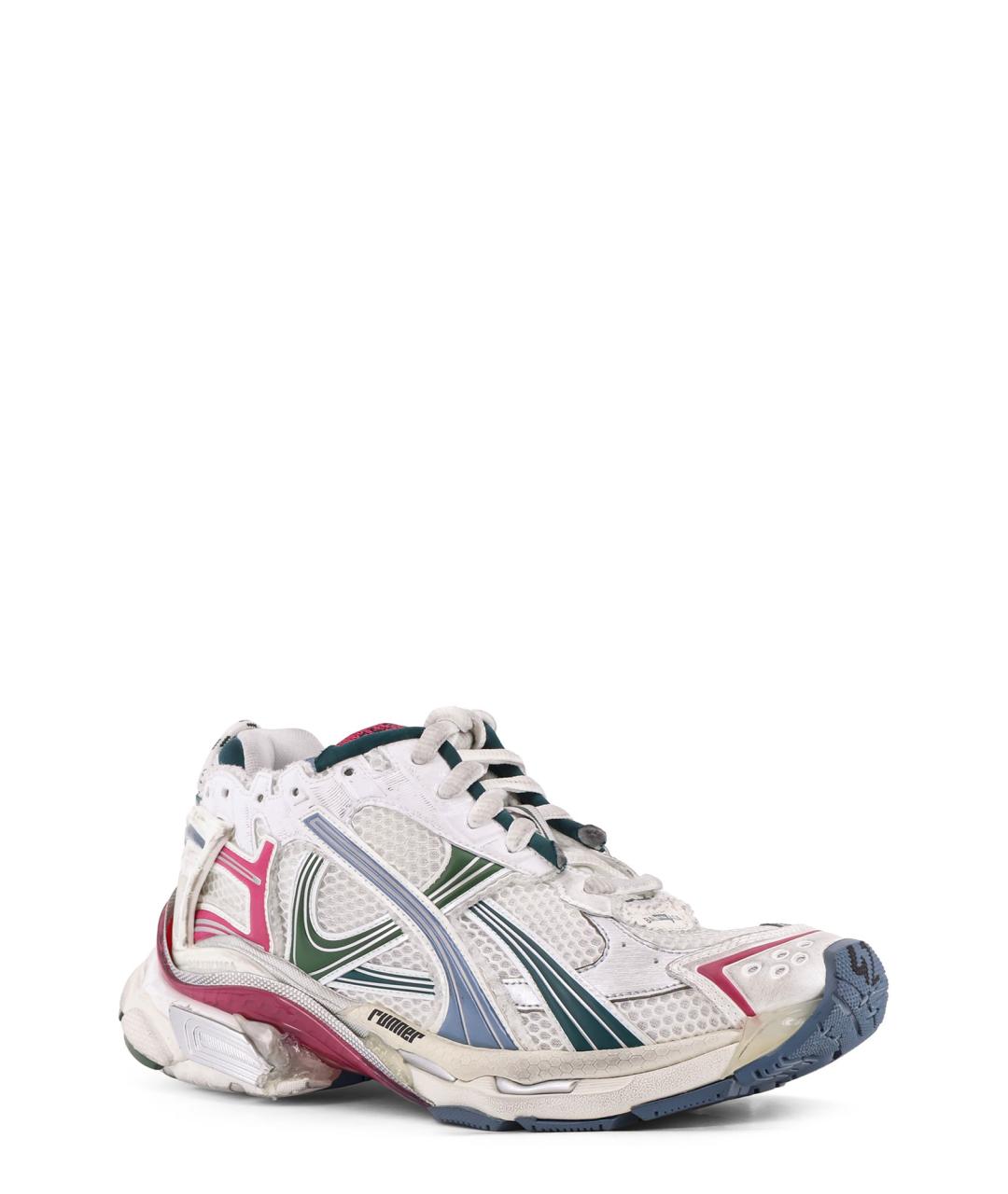 BALENCIAGA Мульти текстильные низкие кроссовки / кеды, фото 2