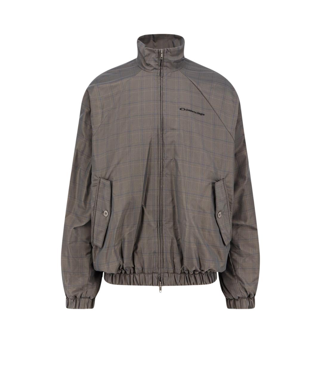 BALENCIAGA Серая полиамидовая куртка, фото 1