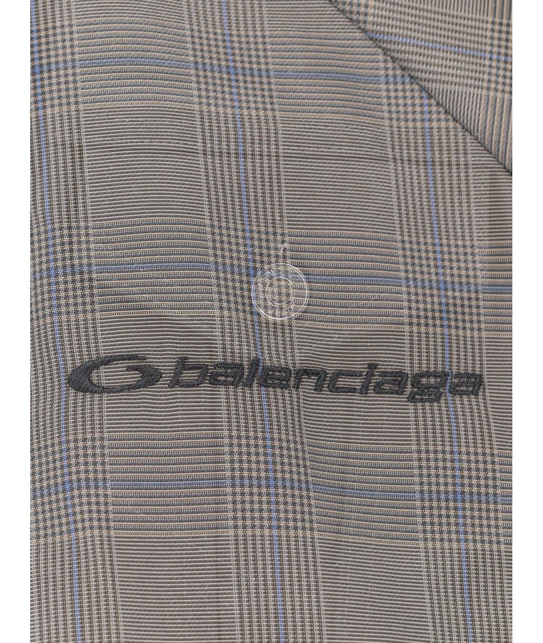 BALENCIAGA Серая полиамидовая куртка, фото 3