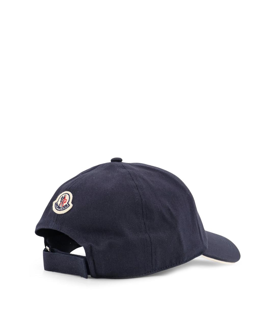 MONCLER Синяя хлопковая кепка/бейсболка, фото 3
