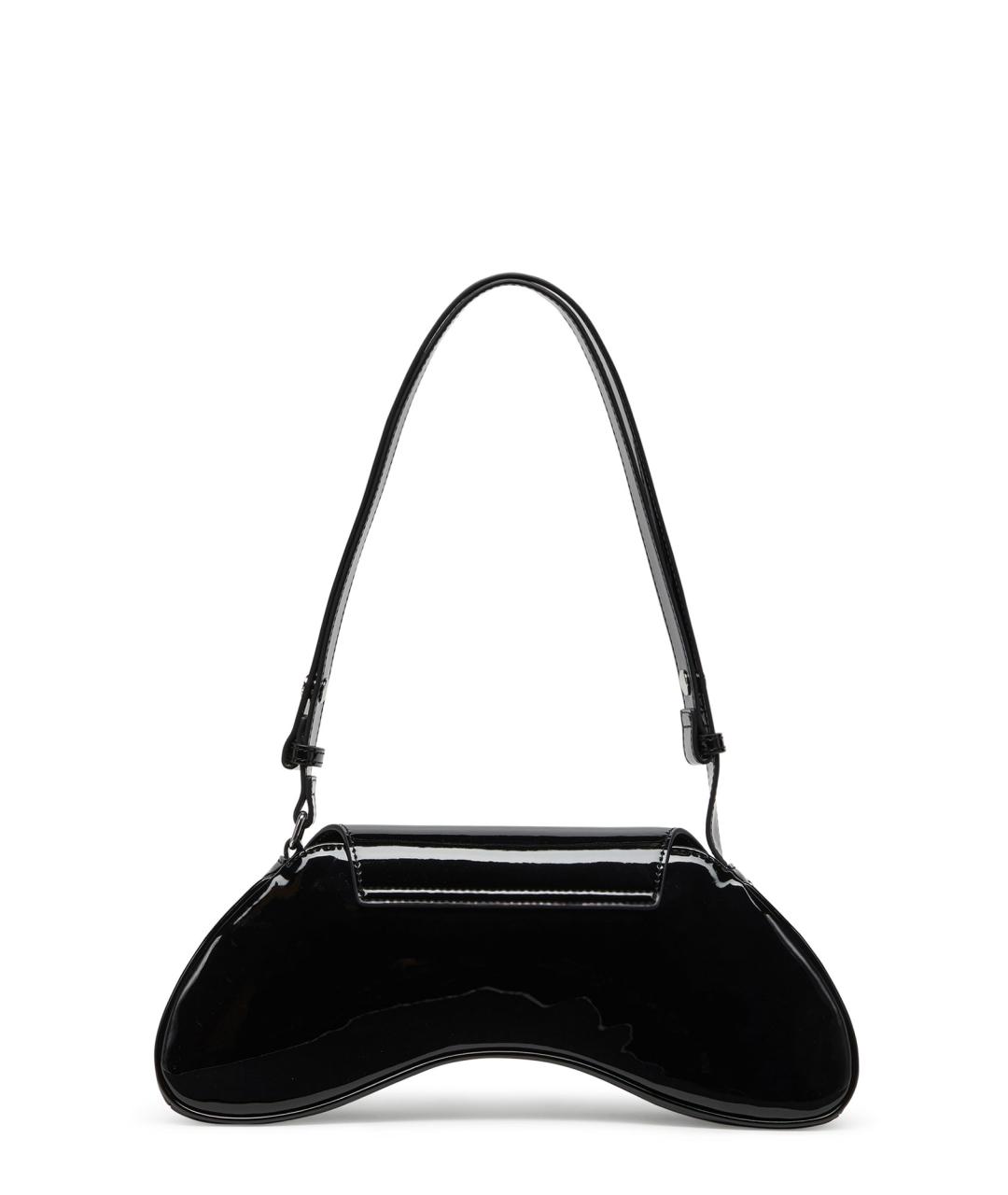 DIESEL Черная сумка через плечо из искусственной кожи, фото 2