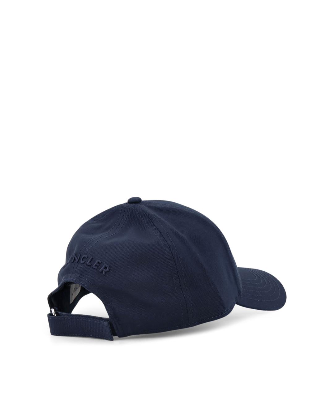 MONCLER Синяя хлопковая кепка/бейсболка, фото 3