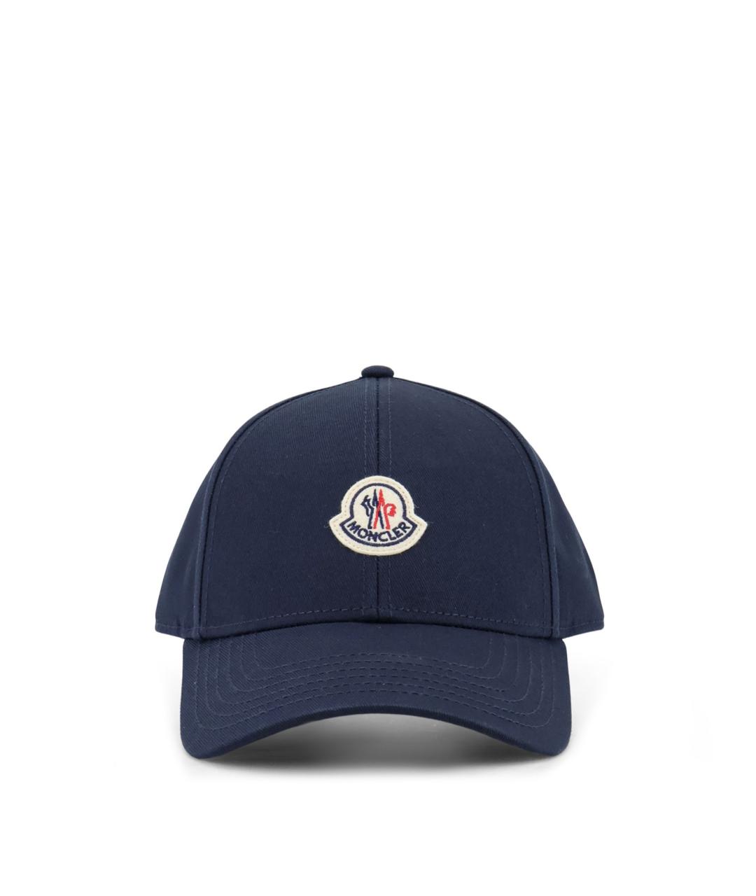 MONCLER Синяя хлопковая кепка/бейсболка, фото 1