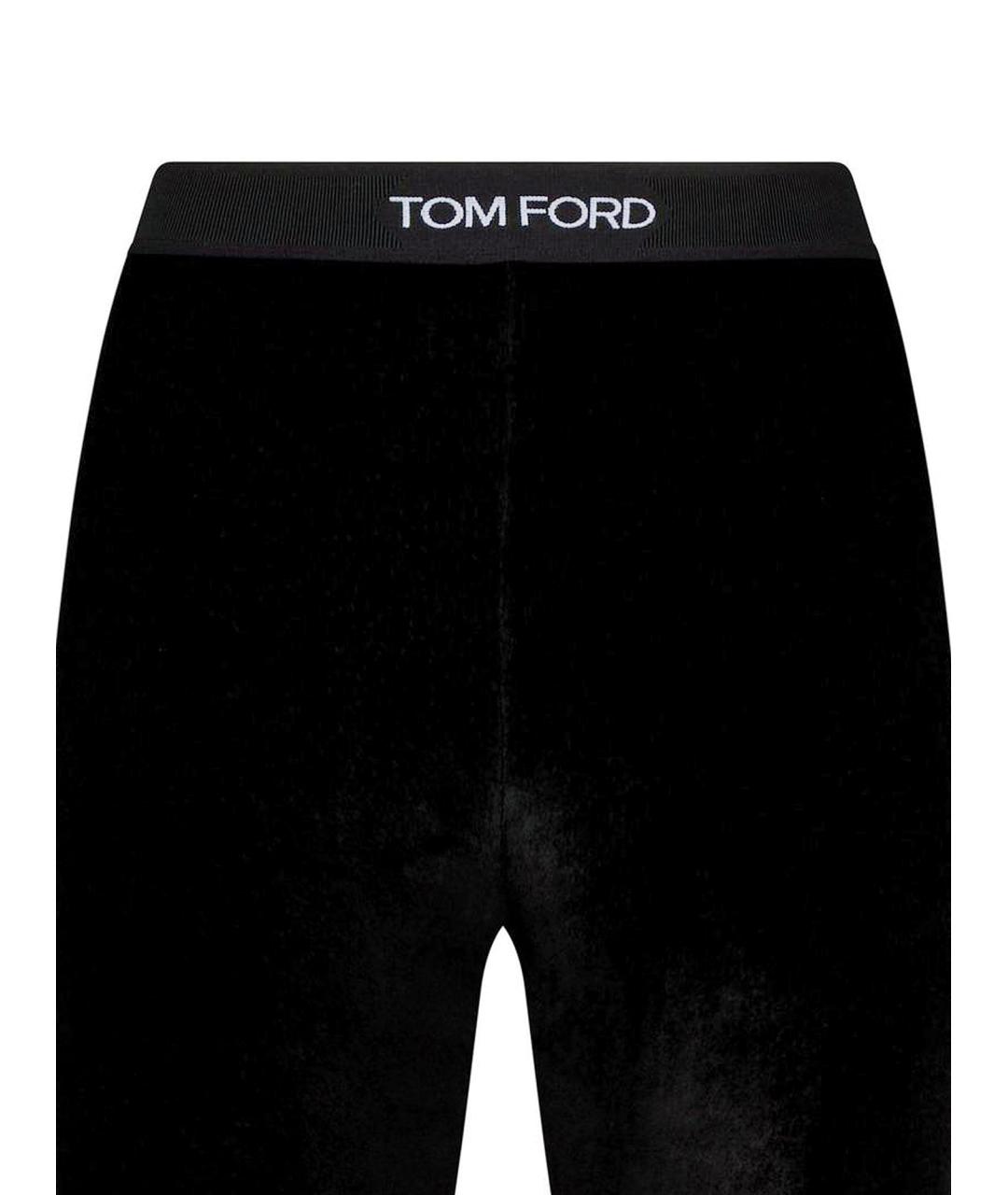 TOM FORD Черные леггинсы и велосипедки, фото 3