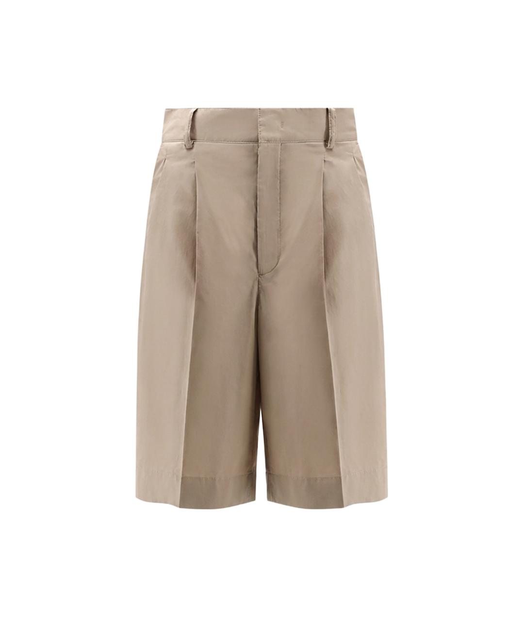 SOEUR Бежевые хлопковые шорты, фото 4