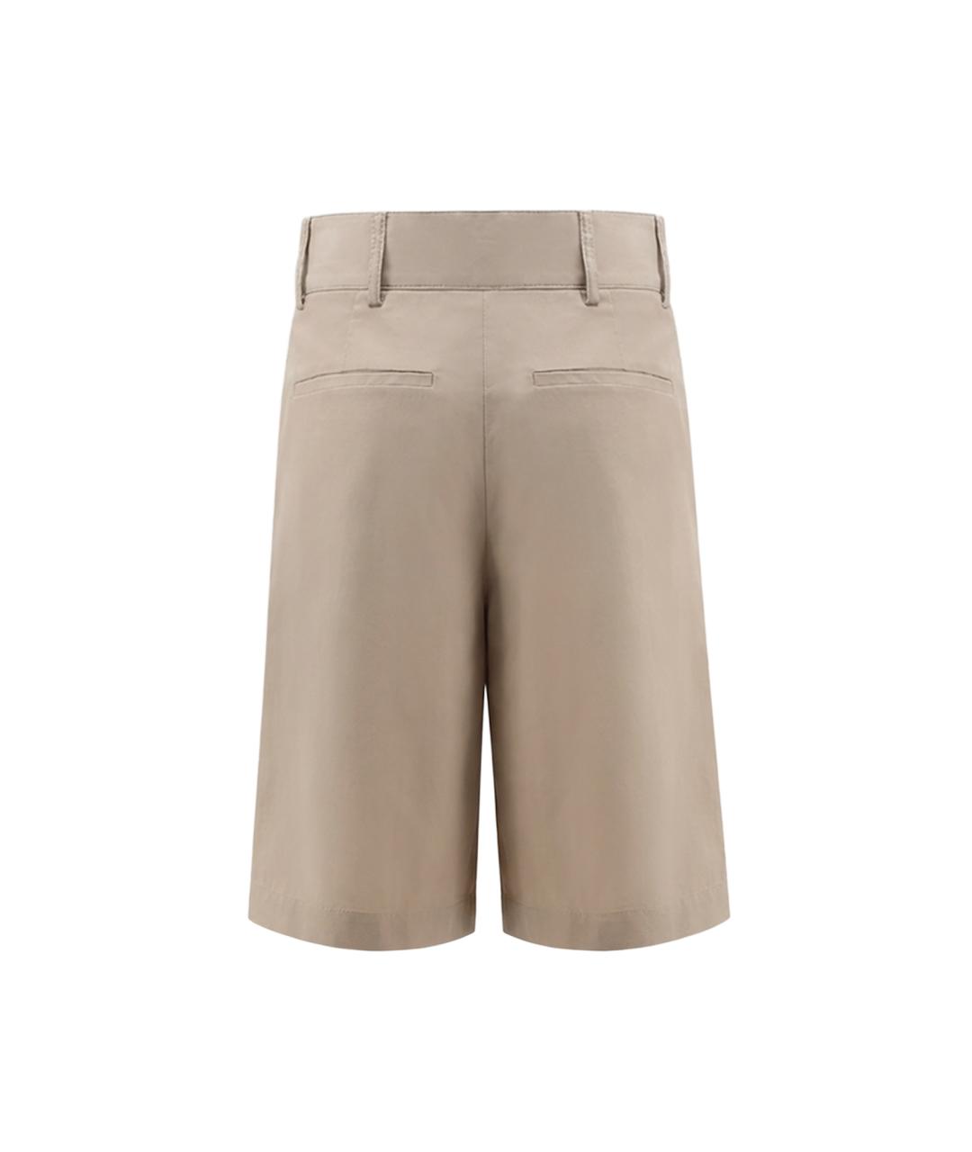 SOEUR Бежевые хлопковые шорты, фото 2