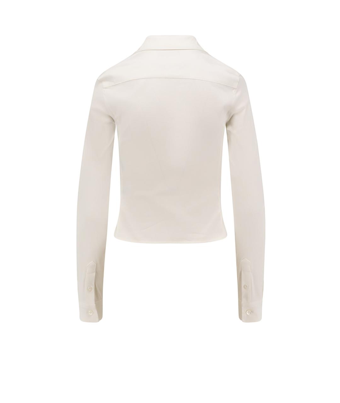 BALENCIAGA Белая хлопковая рубашка, фото 2