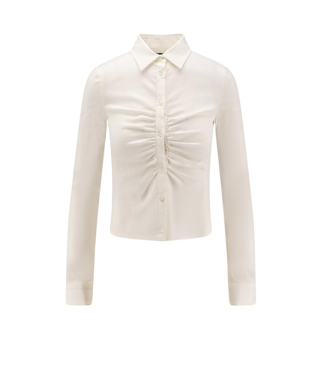 BALENCIAGA Белая хлопковая рубашка, фото 1