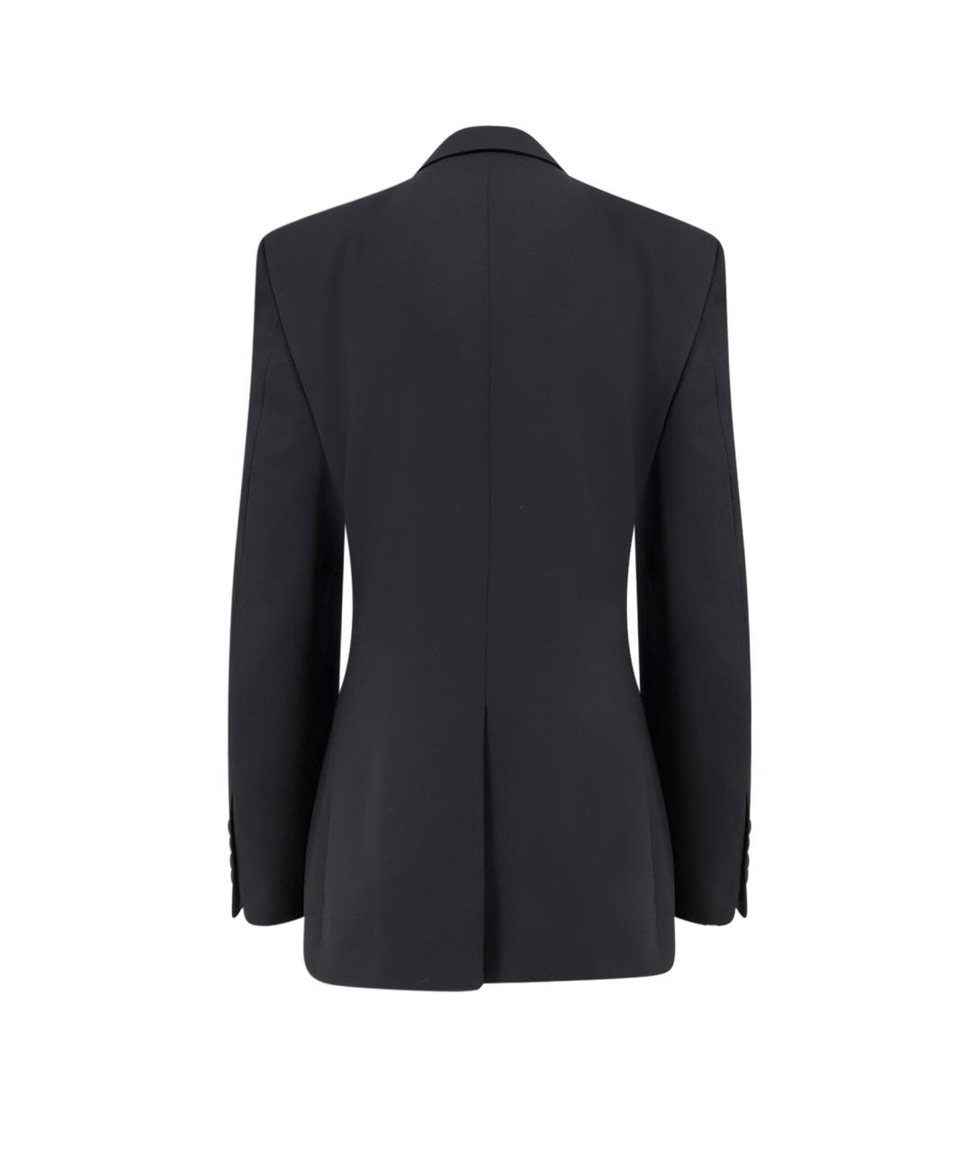 BALENCIAGA Черный шерстяной жакет/пиджак, фото 2