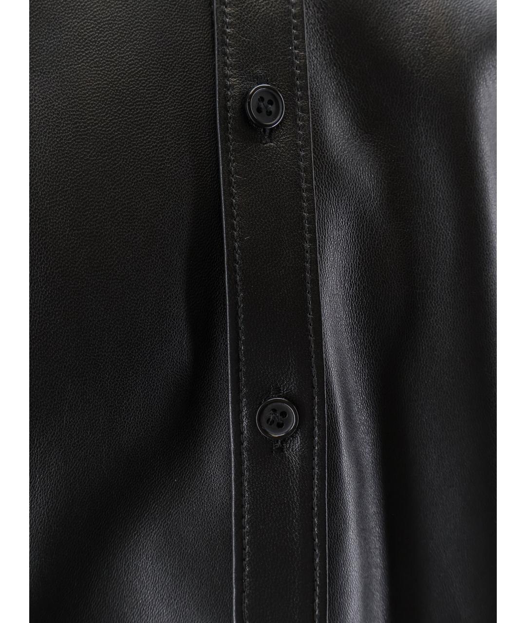 DOLCE&GABBANA Черная кожаная куртка, фото 3