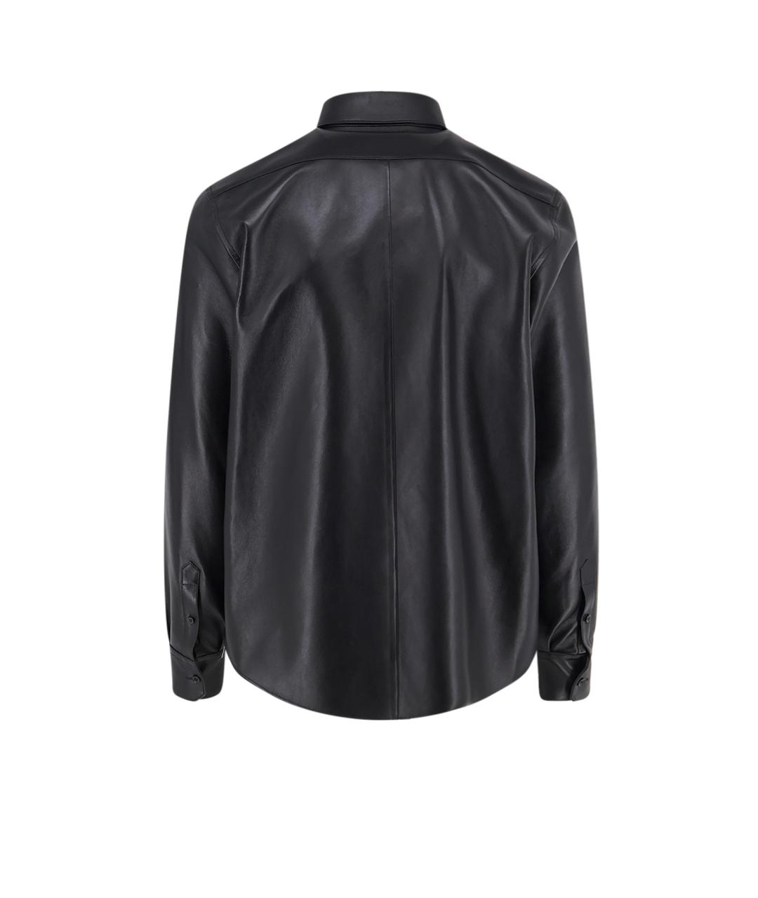 DOLCE&GABBANA Черная кожаная куртка, фото 2