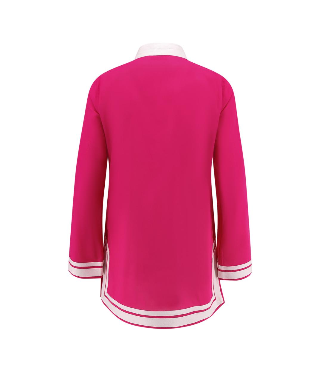 TORY BURCH Фуксия хлопковое платье, фото 2