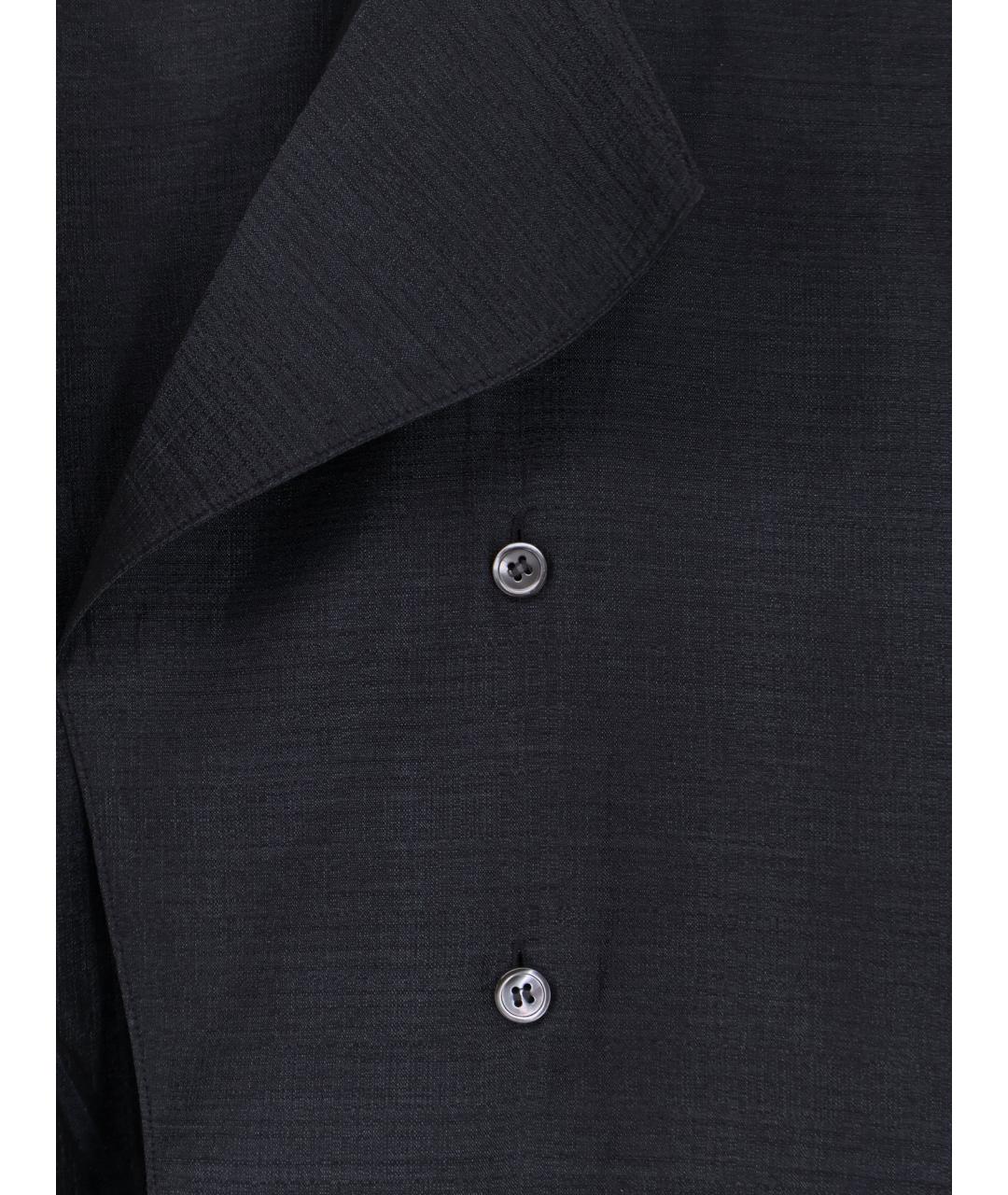 SOEUR Черная шелковая рубашка, фото 3