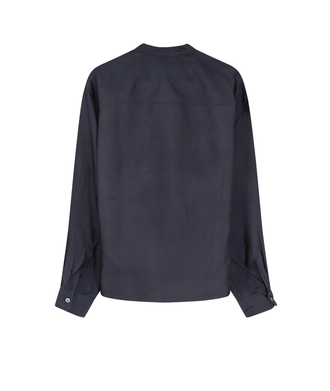 SOEUR Черная шелковая рубашка, фото 2