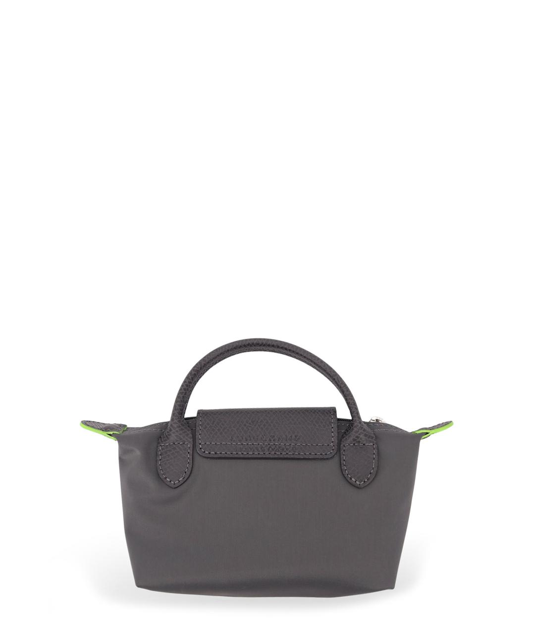 LONGCHAMP Антрацитовая тканевая сумка тоут, фото 2