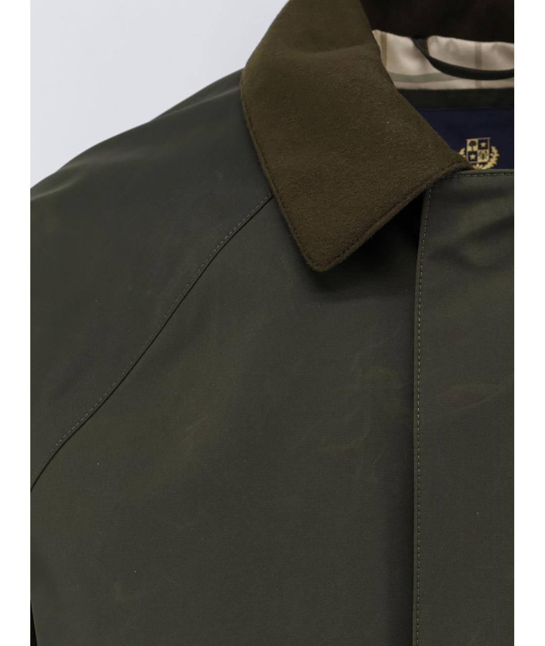 LORO PIANA Зеленая полиэстеровая куртка, фото 3