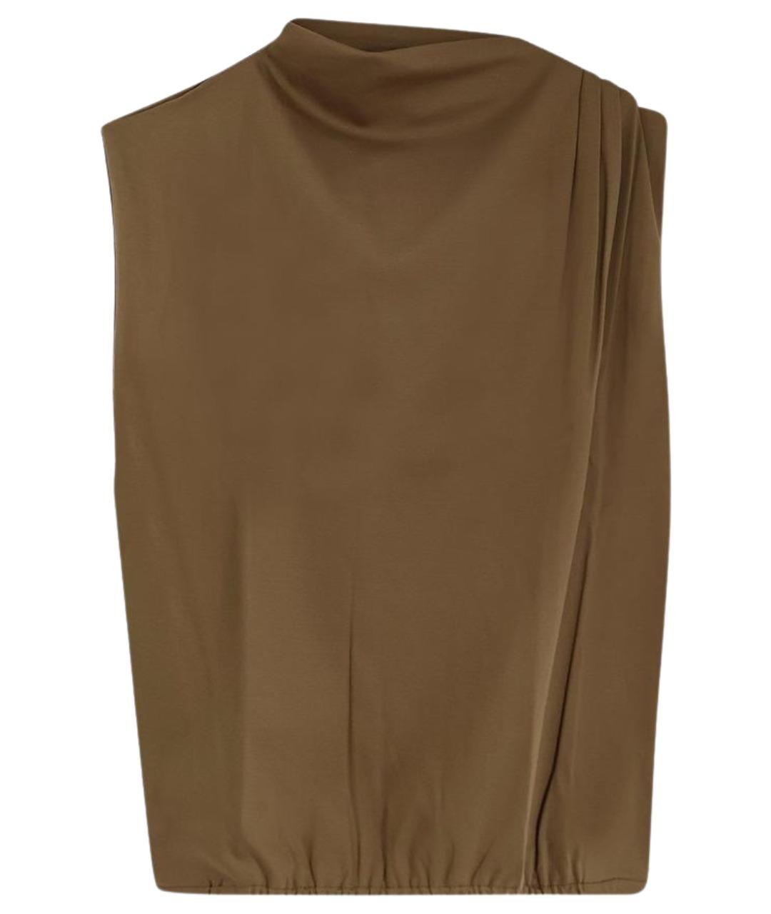 SOEUR Бежевая хлопковая футболка, фото 1