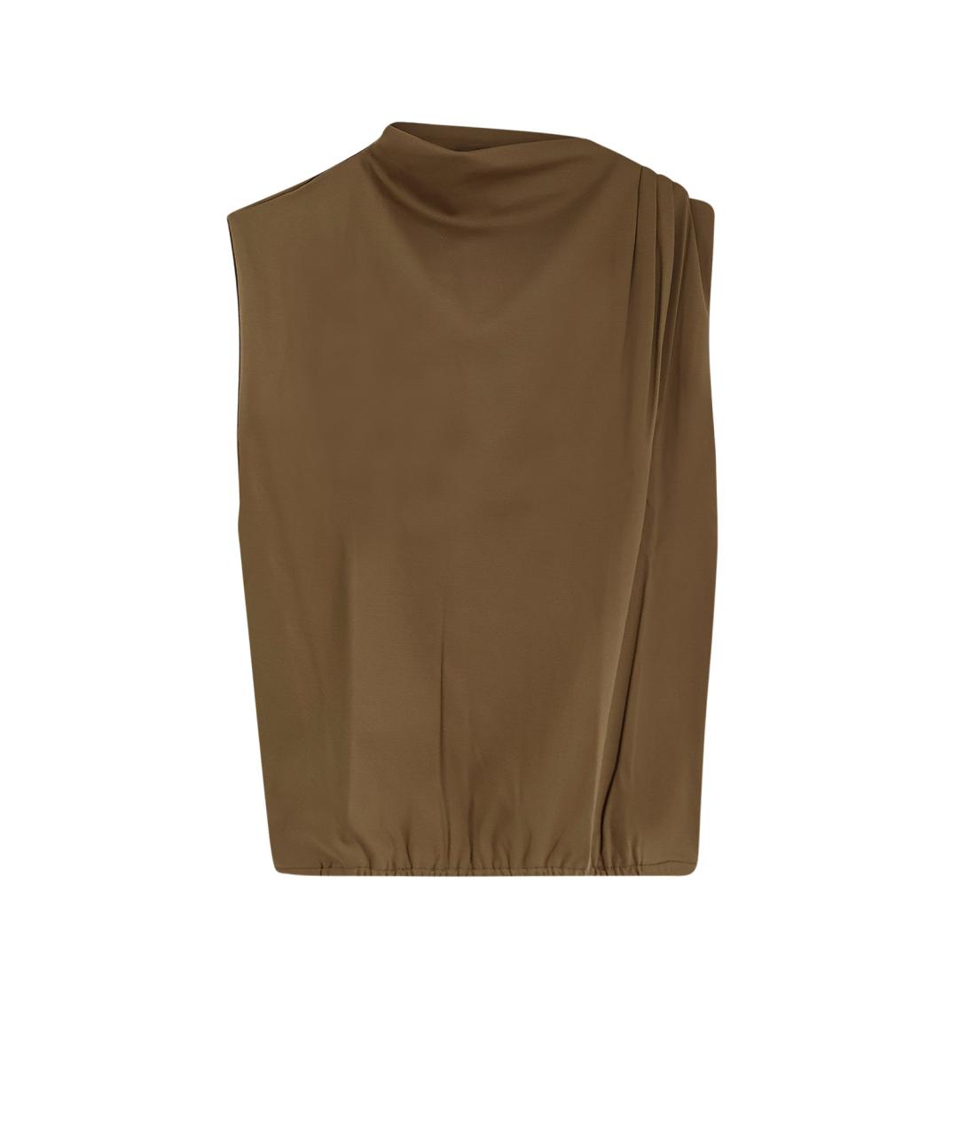 SOEUR Бежевая хлопковая футболка, фото 4