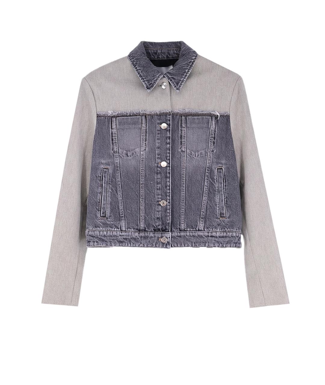 STELLA MCCARTNEY Серая хлопковая куртка, фото 1