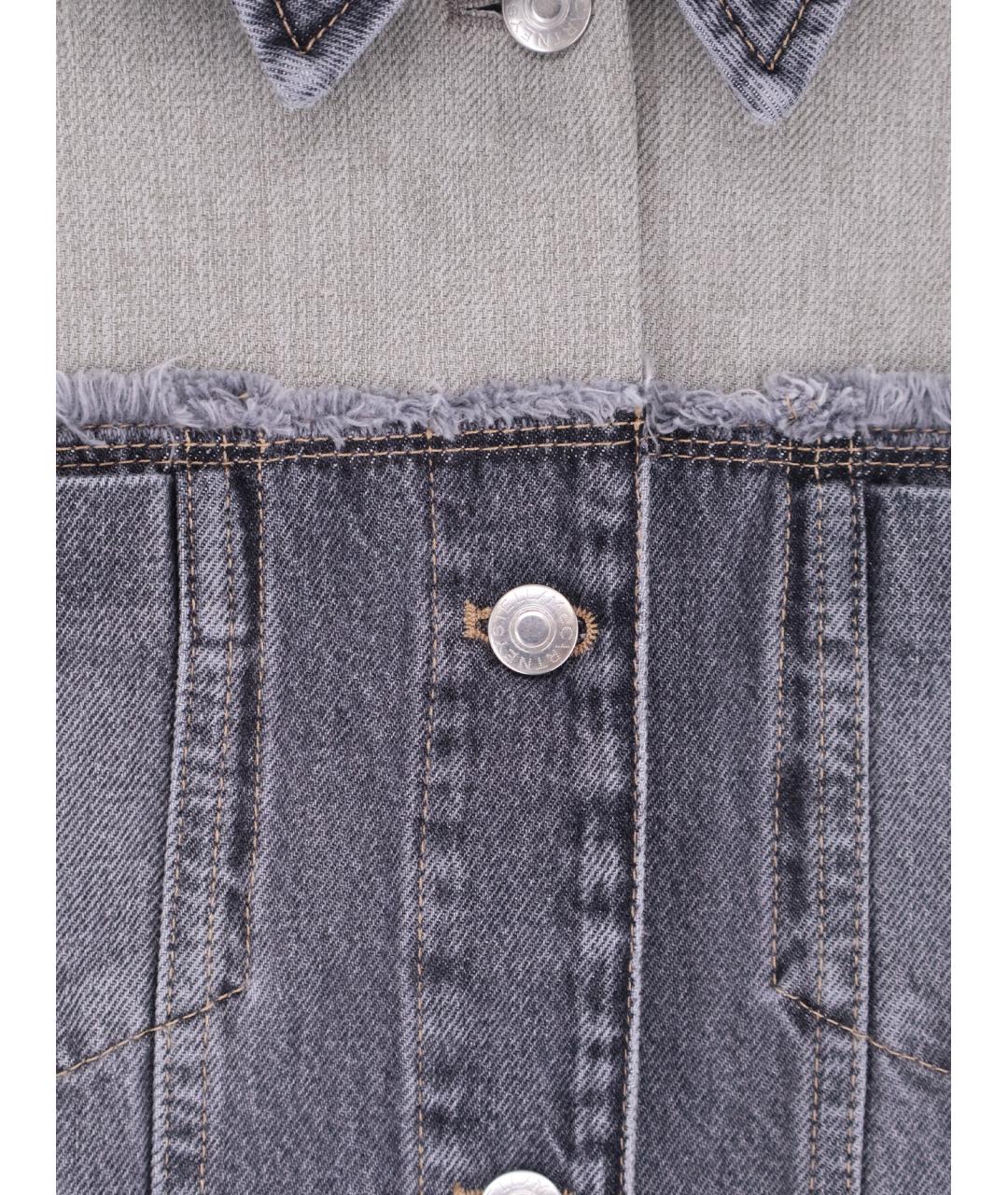 STELLA MCCARTNEY Серая хлопковая куртка, фото 3