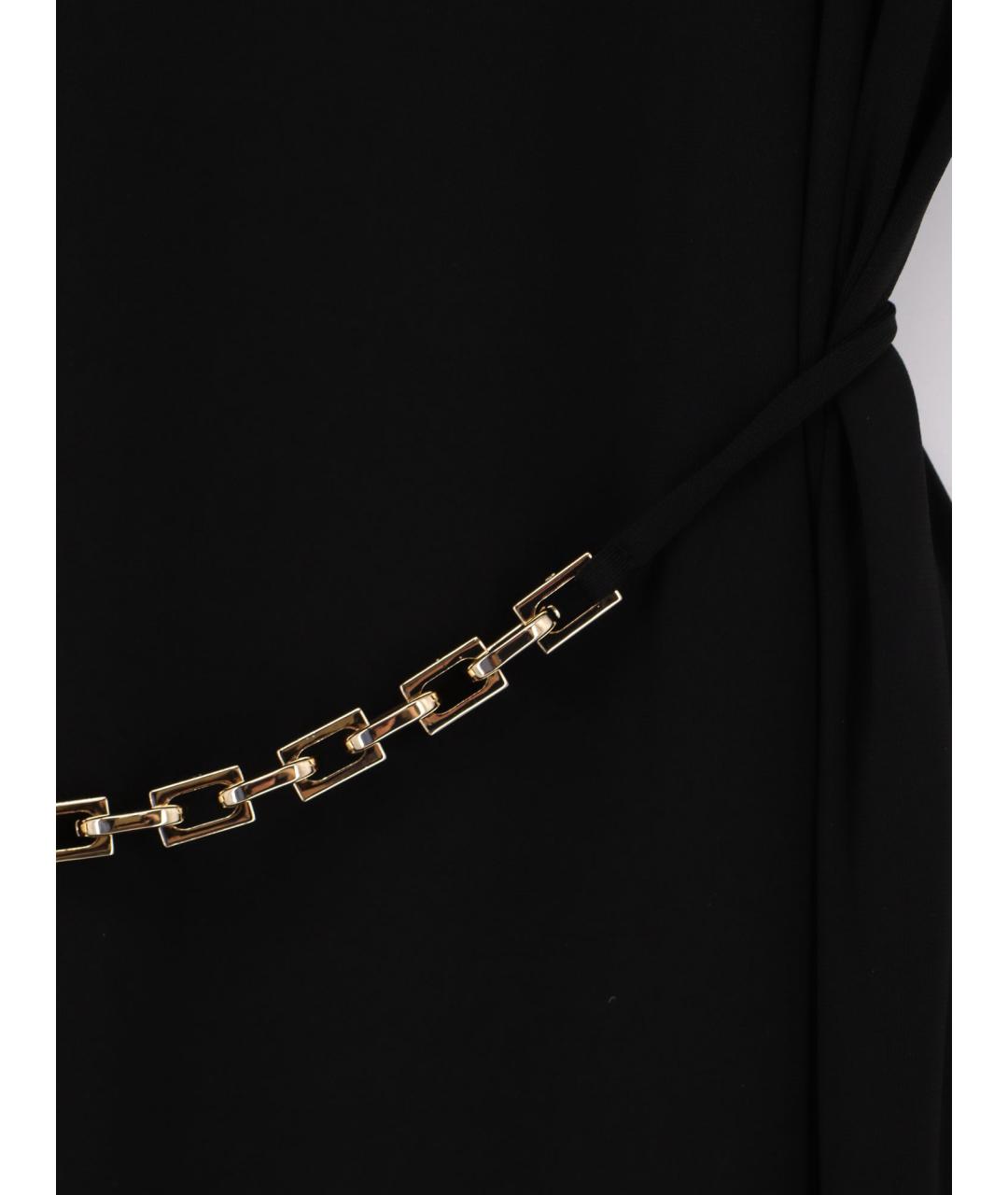 PINKO Черное ацетатное платье, фото 3