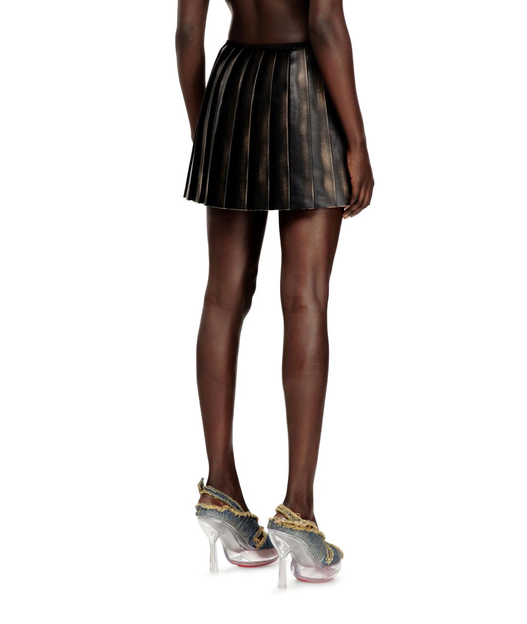 DIESEL Черная юбка мини, фото 3